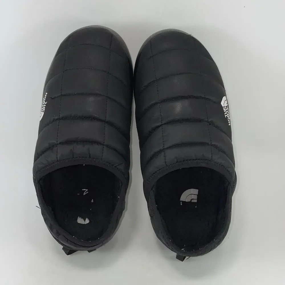 The North Face ThermoBall Black Quilted Slipper Mules Mens Size 7 Puffer
